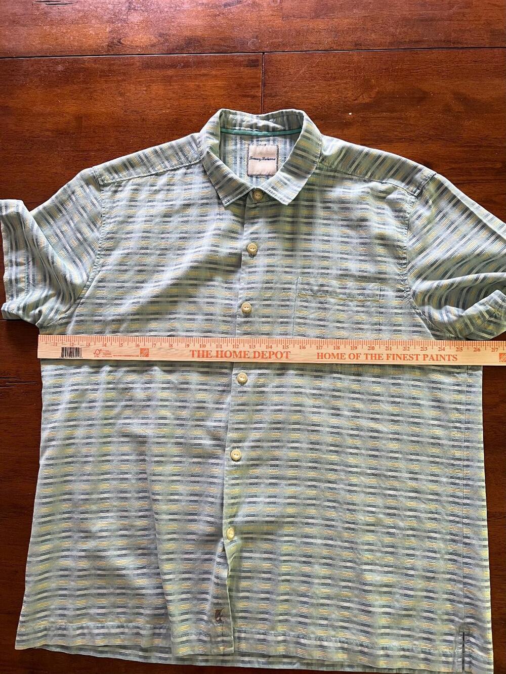 Mens Tommy Bahama Button Down Short Sleeve Shirt, Size XXL